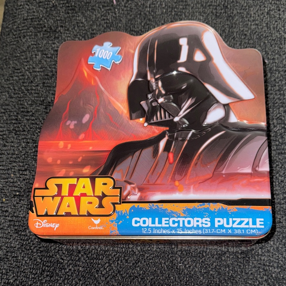 Disney Star Wars Darth Vader Collectors Puzzle In Collectors Tin 1000 Piece
